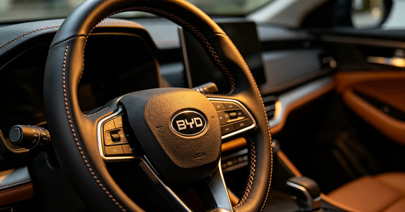 Best Steering Wheel Cover for BYD? Napa Leather Hand-Sewn