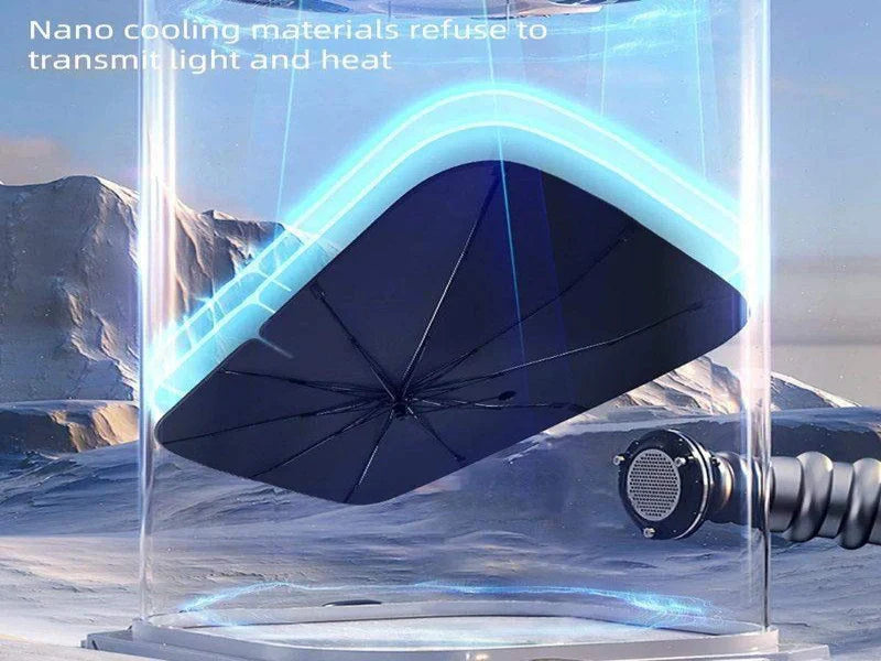Super Easy Fold Car Windshield Sun Umbrella – No Cumbersome Flaps, One Hand Operation