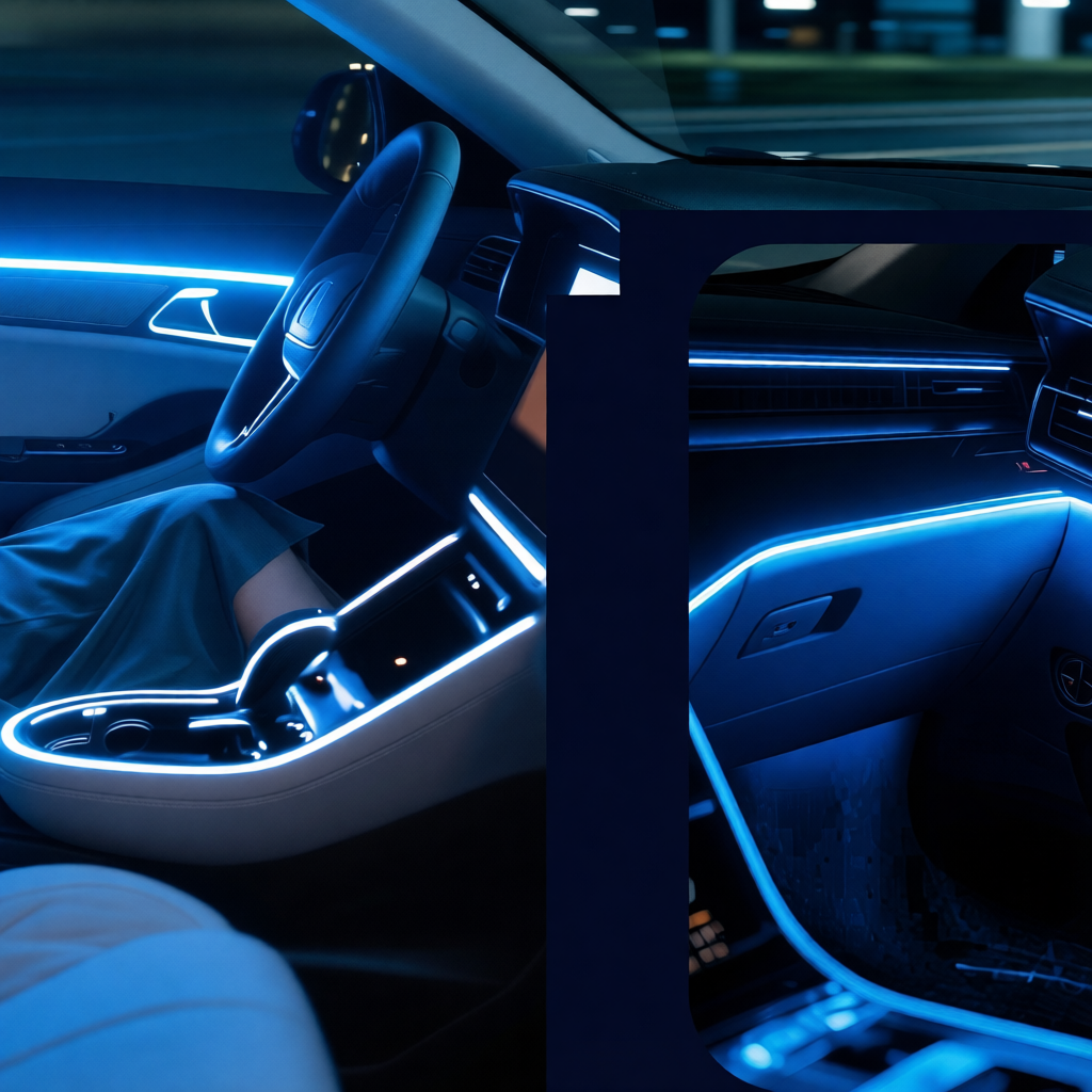 Kit personalizado de luces ambientales LED para Changan Deepal L07, decoración y modificación del ambiente interior de bienvenida