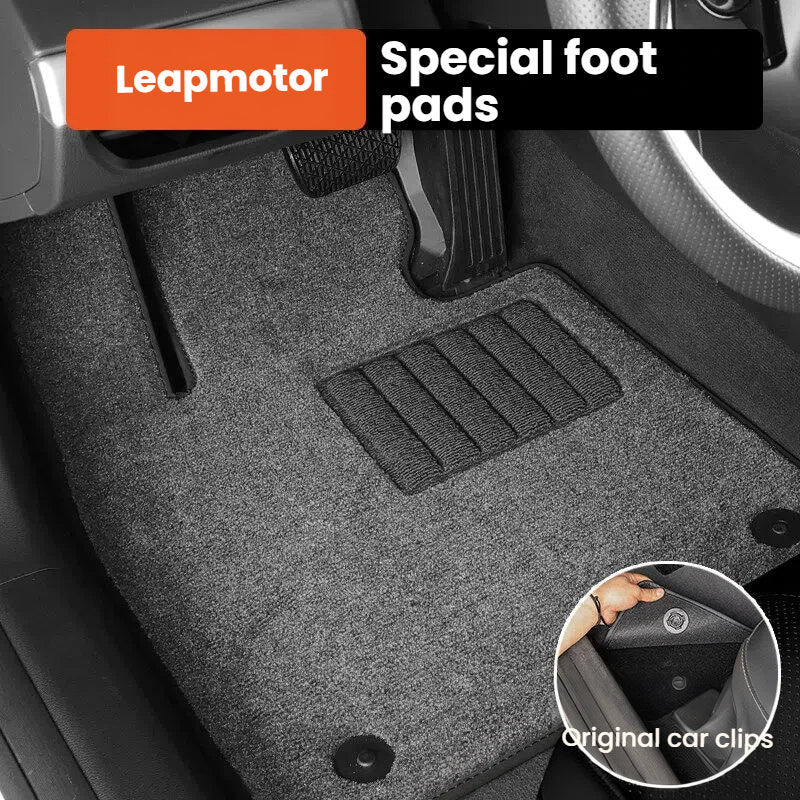 Premium Custom Fit Carpet Floor Mats for Leapmotor B10 T03 C10 D19 A10 Lafa5 - Full Coverage Interior Protection