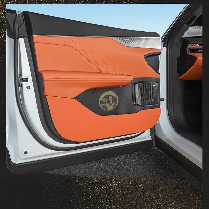 Deepal S05 Custom Fit Leather Door Kick Pad Protector | Scratch & Scuff Guard for LHD & RHD
