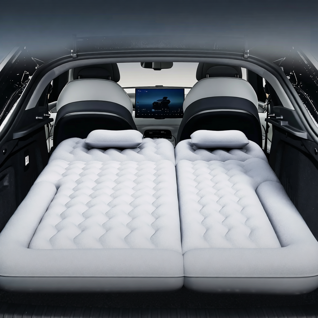 Custom Fit Inflatable Car Mattress for Deepal L07 SUV | Rear Seat and Trunk Sleeping Pad for Camping and Road Trips
