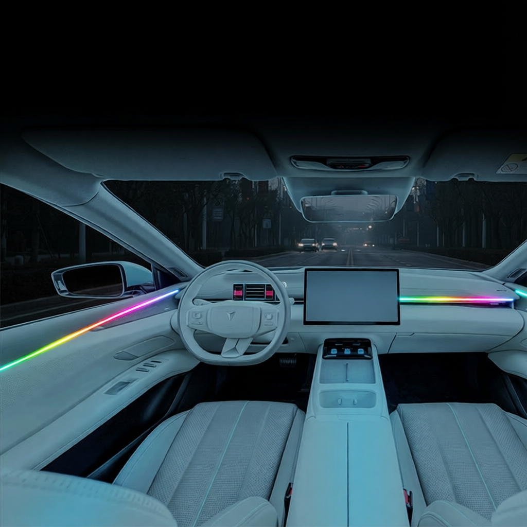Kit personalizado de luces ambientales LED para Changan Deepal L07, decoración y modificación del ambiente interior de bienvenida