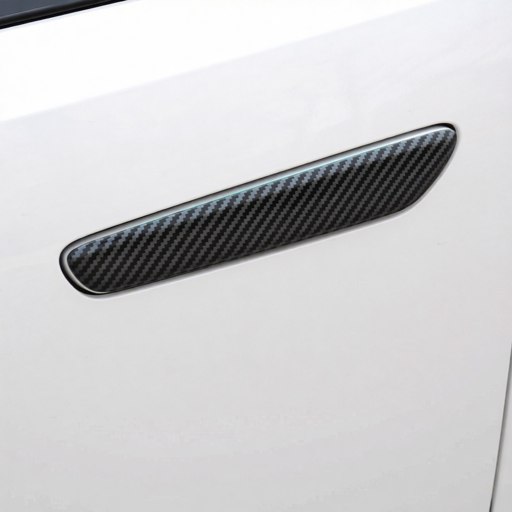 Black Door Handle Cover for Deepal L07 Car Exterior Handle Protector Trim