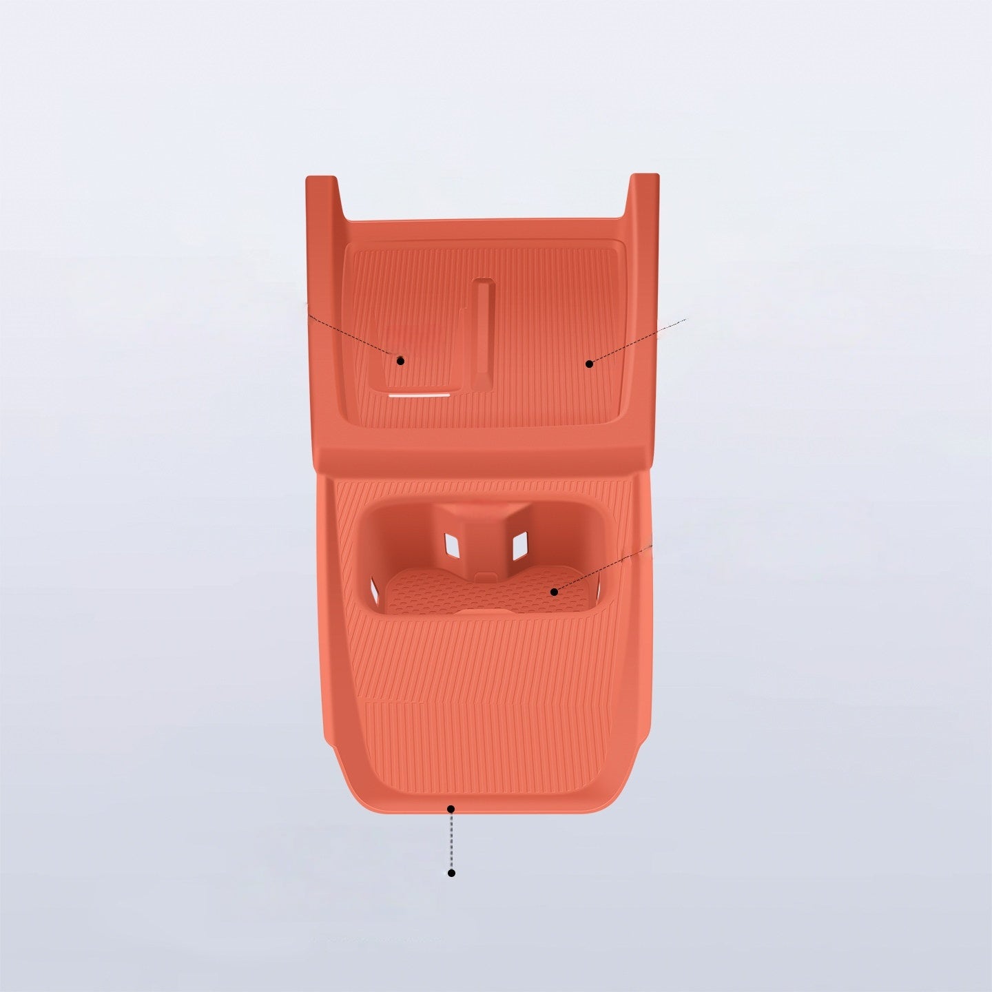 Custom Center Console Silicone Mat Set for Deepal S05 - Anti-Slip Protection Mat