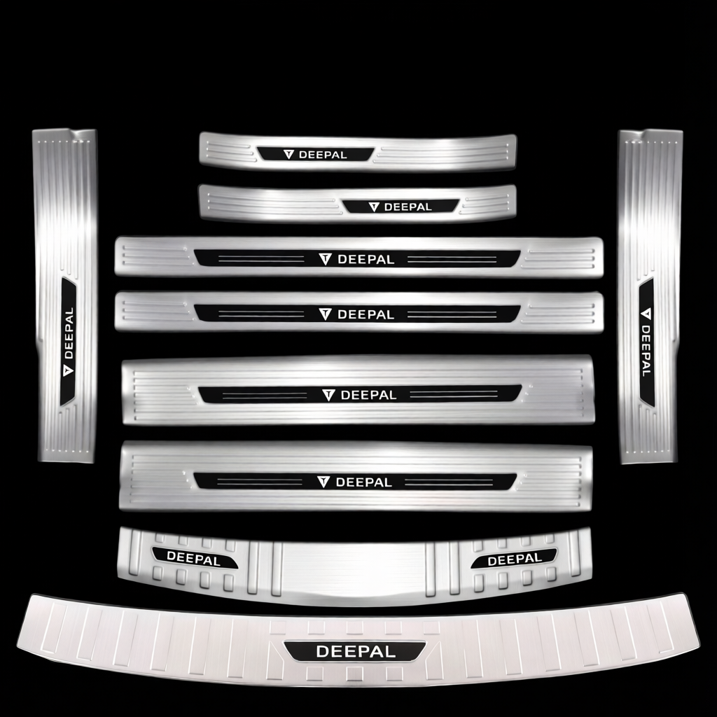 Deepal L07 Door Sill Protector 10PC Stainless Steel Welcome Pedal & Trunk Guard