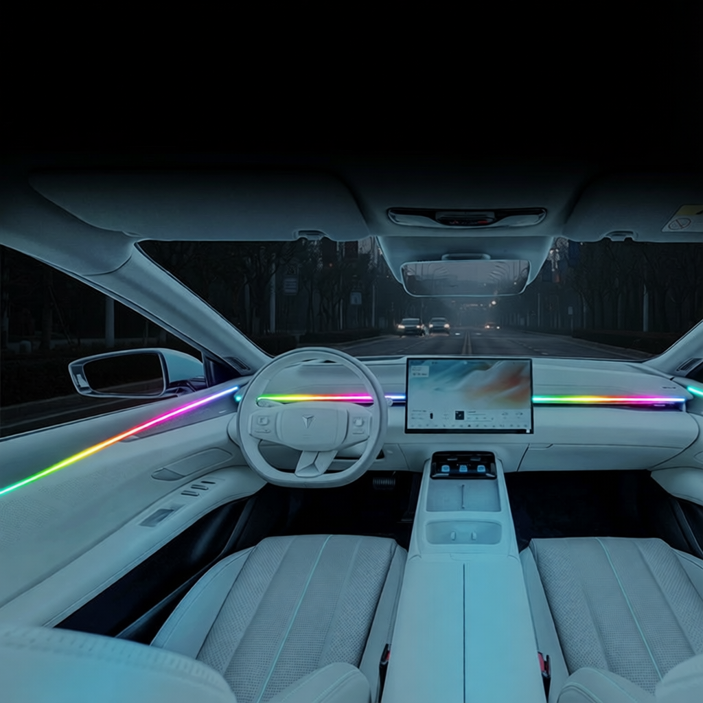 Kit personalizado de luces ambientales LED para Changan Deepal L07, decoración y modificación del ambiente interior de bienvenida
