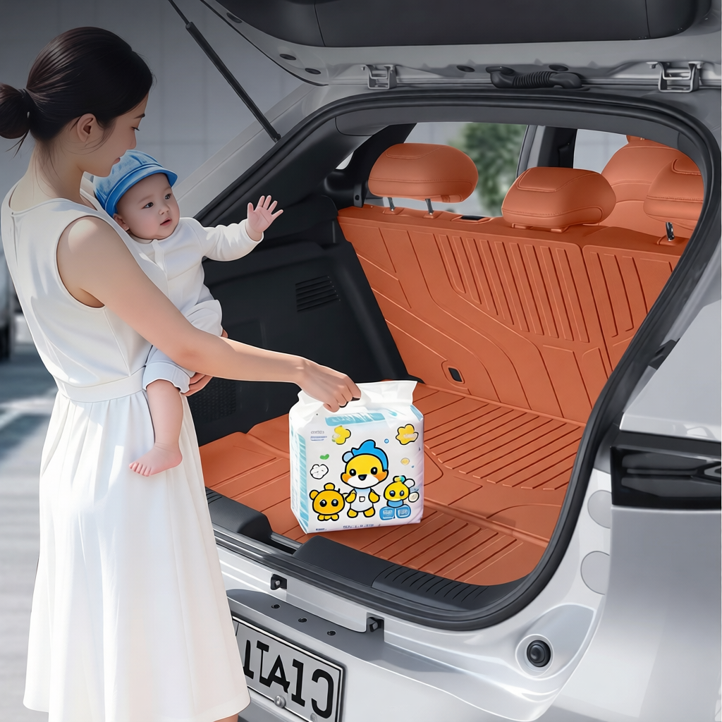 Alfombrilla de maletero personalizada de TPE para Deepal L06 L07 S05 S07, una pieza, resistente a los arañazos