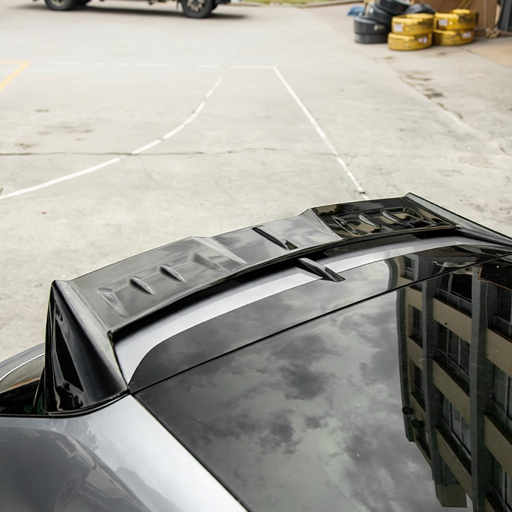 MC Style Gloss Black Rear Roof Spoiler for Changan Deepal S05 2024+ Sporty Tailgate Wing Lip Trim