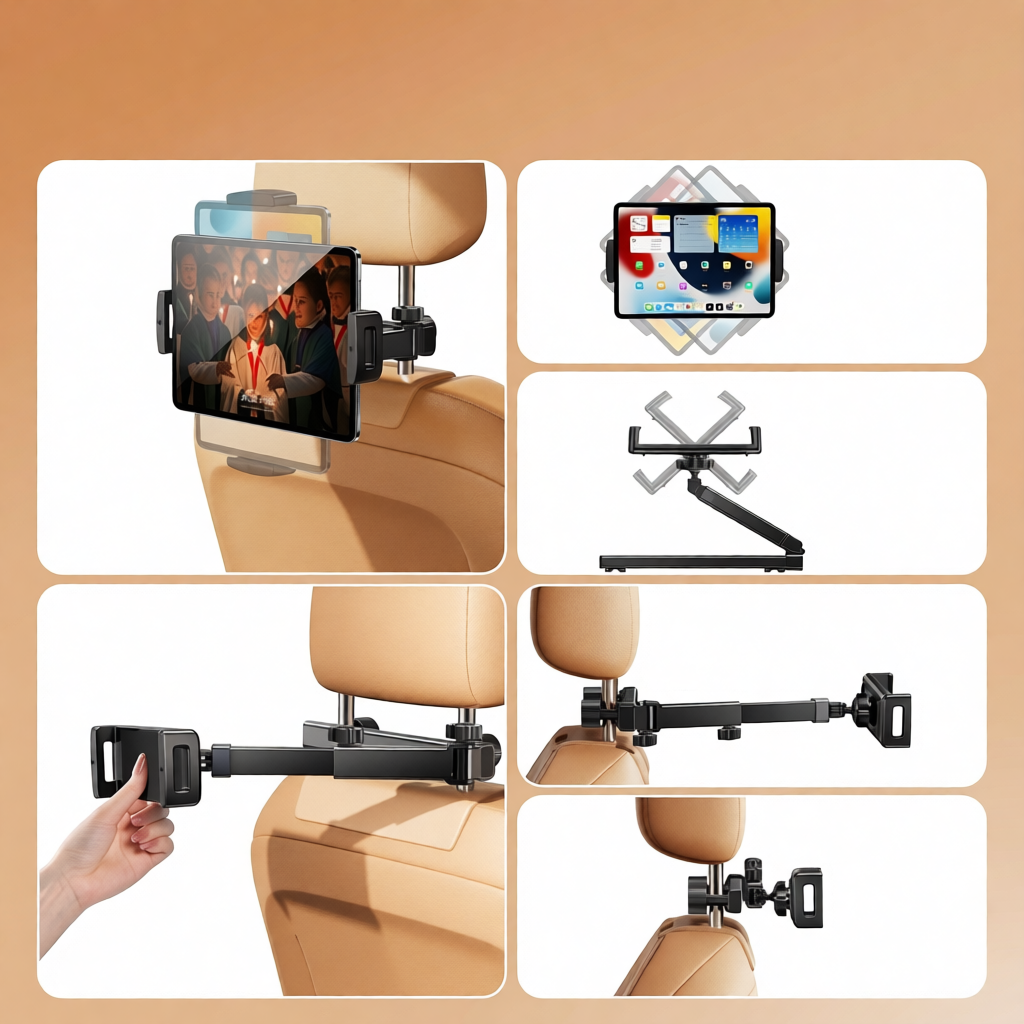 Leapmotor Rear Seat Tablet Mount 360 Headrest Holder  C10 B10 T03 Lafa/B05 B03X