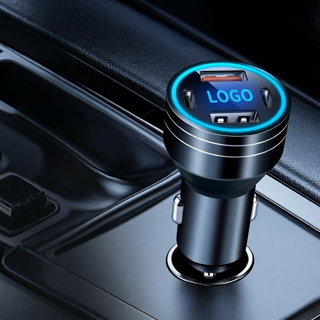 Leapmotor Car Charger 400W 4-Port USB C Fast Charge Adapter