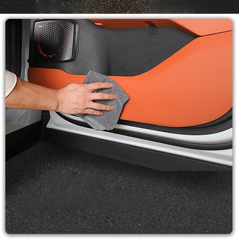Deepal S05 Custom Fit Leather Door Kick Pad Protector | Scratch & Scuff Guard for LHD & RHD