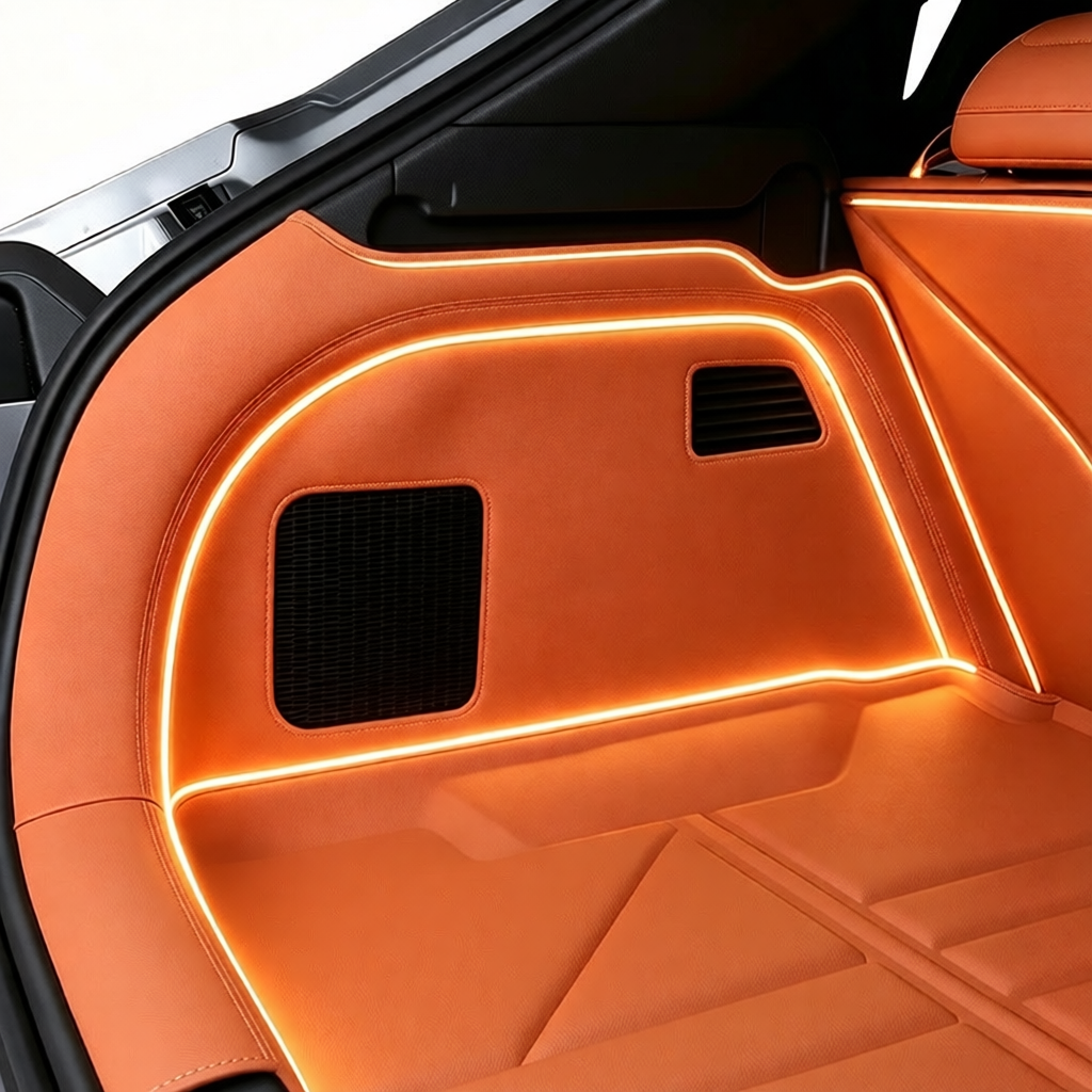 3D Full-Coverage Trunk Mat for 2024-2027 Deepal S05 L06 S07 | Nappa Leather Cargo Liner