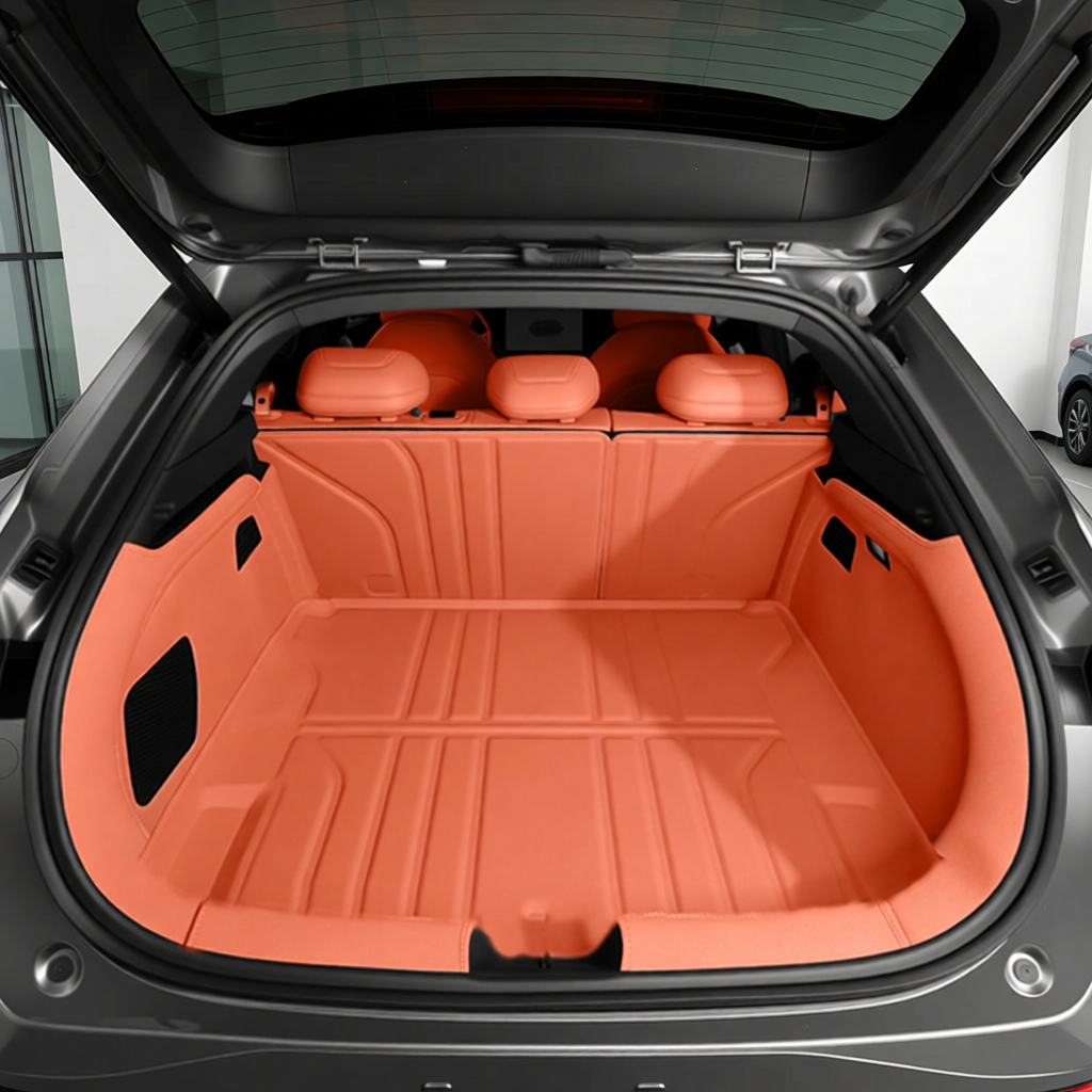 3D Full-Coverage Trunk Mat for 2024-2027 Deepal S05 L06 S07 | Nappa Leather Cargo Liner