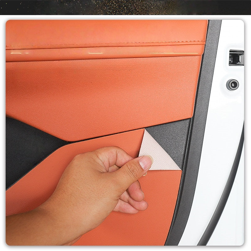 Deepal S05 Custom Fit Leather Door Kick Pad Protector | Scratch & Scuff Guard for LHD & RHD