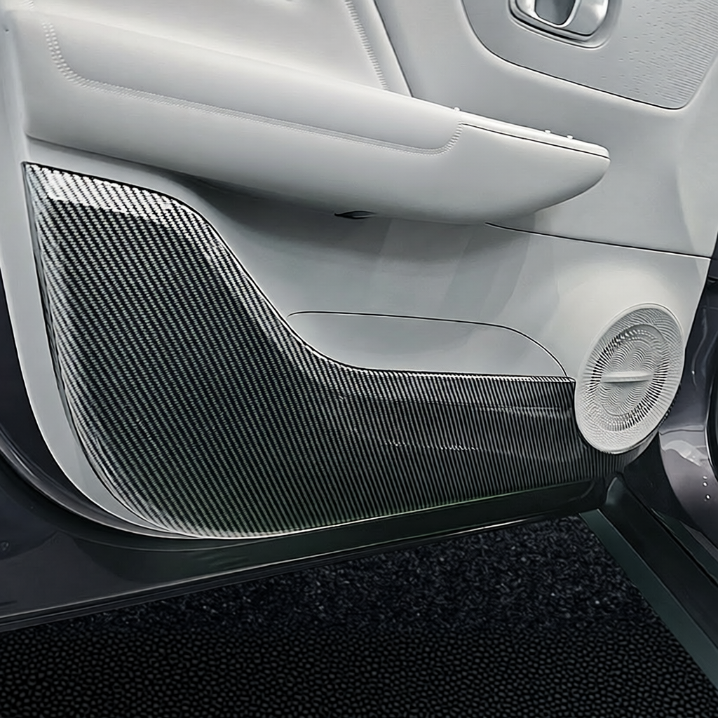 3D Carbon Fiber Door Anti-Kick Cover for 2026 Leapmotor C10 B10