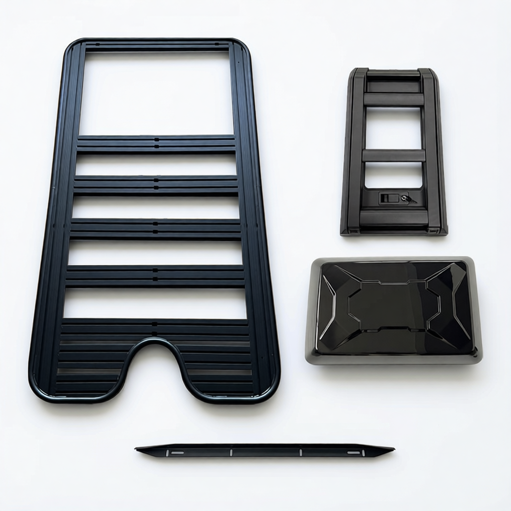 Roof Rack Aluminum Platform Side Ladder Side Box Kit for Changan Deepal G318 Offroad