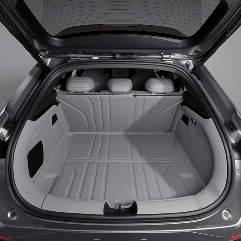 3D Full-Coverage Trunk Mat for 2024-2027 Deepal S05 L06 S07 | Nappa Leather Cargo Liner