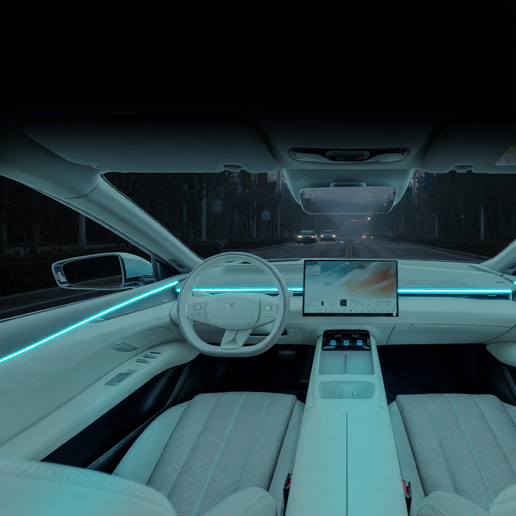 Kit personalizado de luces ambientales LED para Changan Deepal L07, decoración y modificación del ambiente interior de bienvenida