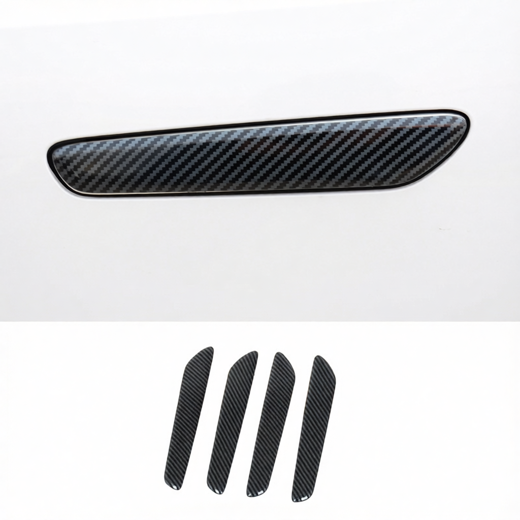 Black Door Handle Cover for Deepal L07 Car Exterior Handle Protector Trim
