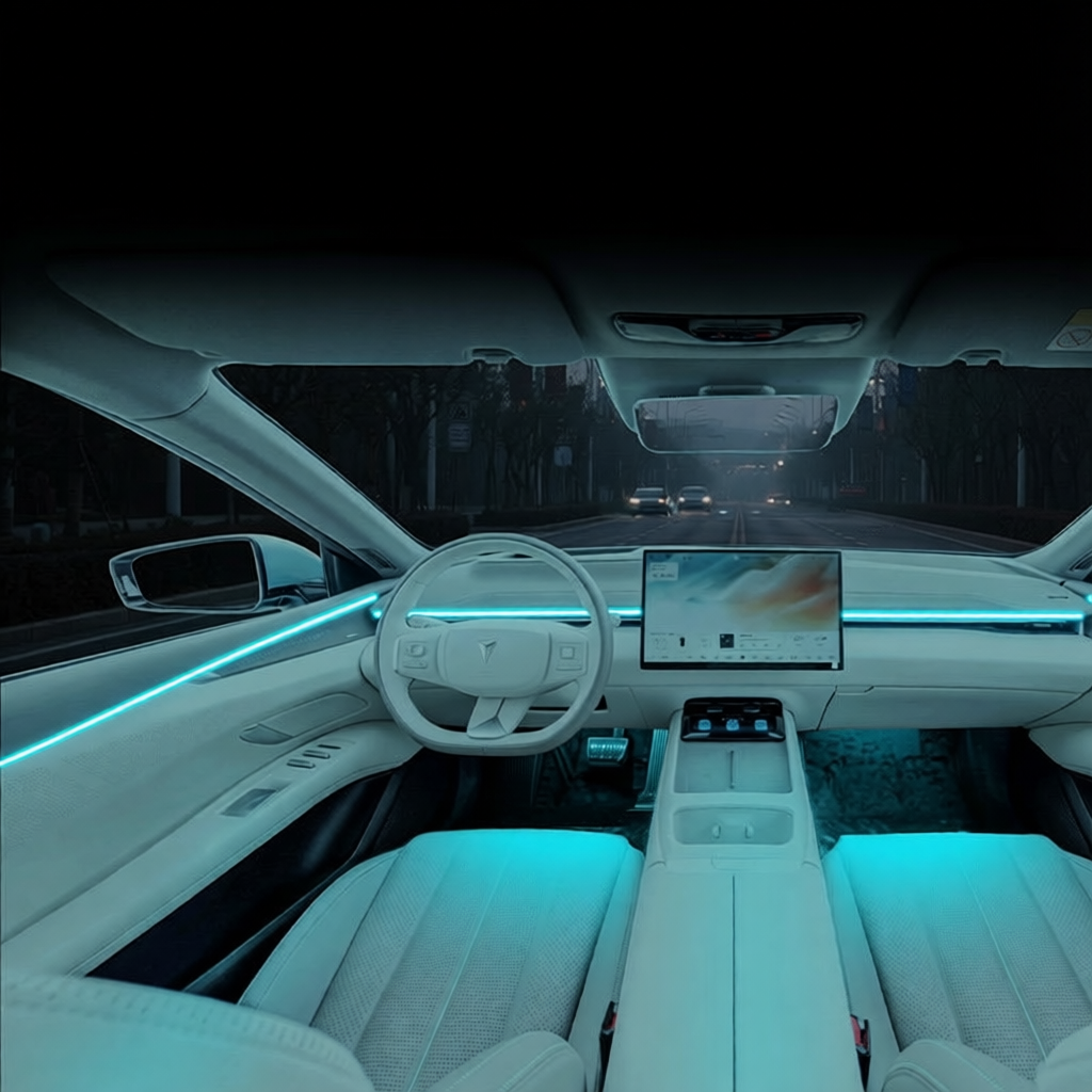 Kit personalizado de luces ambientales LED para Changan Deepal L07, decoración y modificación del ambiente interior de bienvenida