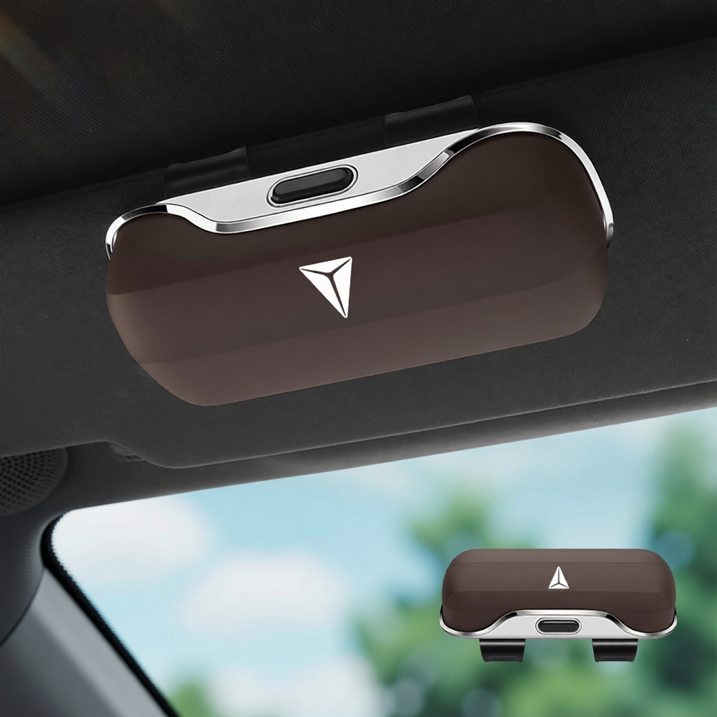 Sun Visor Sunglasses Holder for Changan Deepal S05 SL03 S7 G318 Clip-On Car Glasses Case Interior Organizer