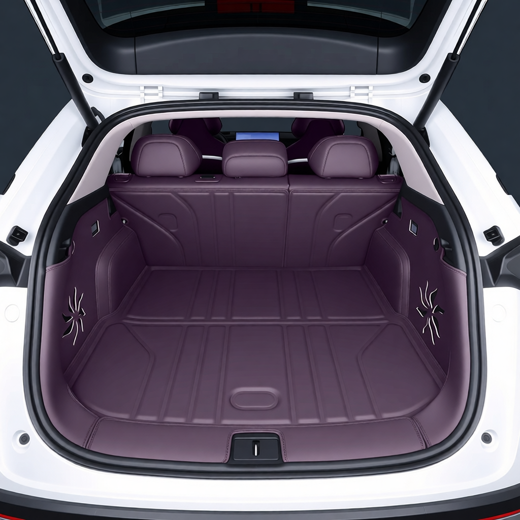 3D Full-Coverage Trunk Mat for 2024-2027 Deepal S05 L06 S07 | Nappa Leather Cargo Liner
