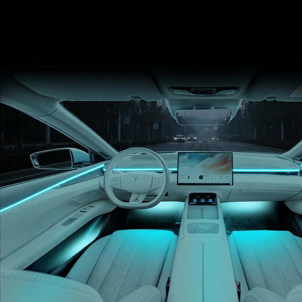 Kit personalizado de luces ambientales LED para Changan Deepal L07, decoración y modificación del ambiente interior de bienvenida