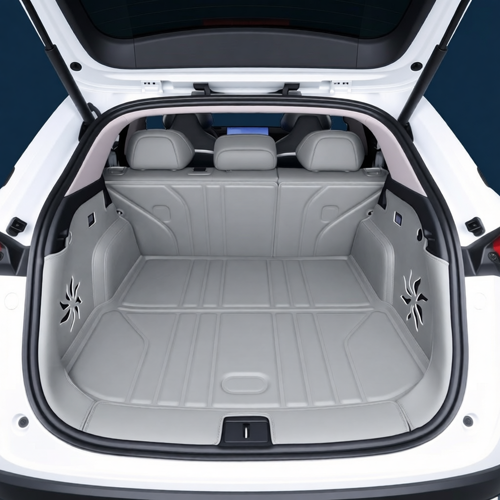 3D Full-Coverage Trunk Mat for 2024-2027 Deepal S05 L06 S07 | Nappa Leather Cargo Liner