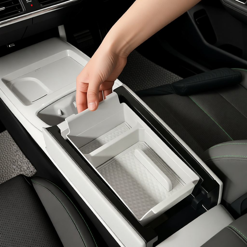 Custom Center Console Armrest Storage Box for Deepal L07 Interior Organizer