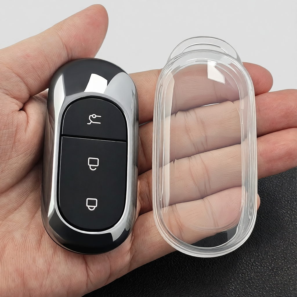 Leapmotor B10 C10 T03 Key Fob Cover TPU Transparent Black EU