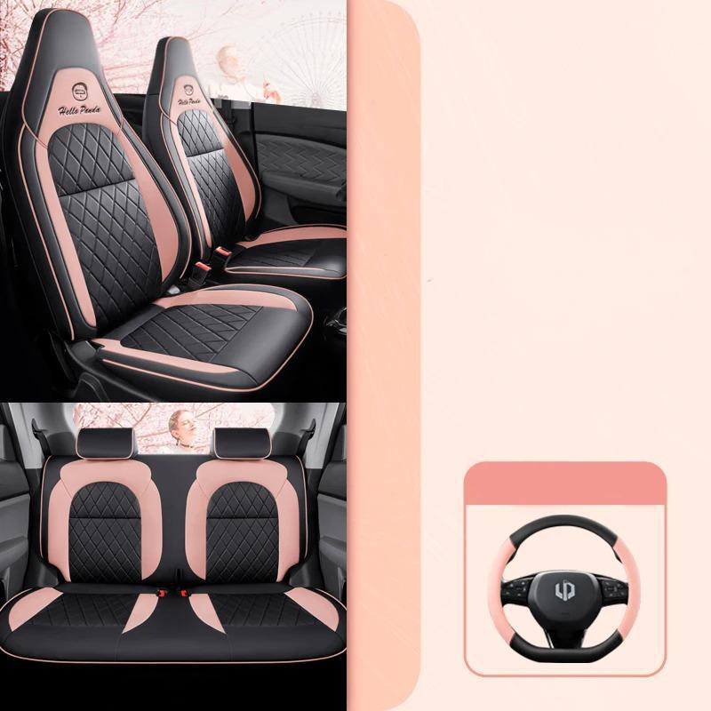 Leapmotor T03 Custom PU Leather Seat Covers 2024-2026 鈥?Premium Faux Leather, Easy Install, All-Season Fit