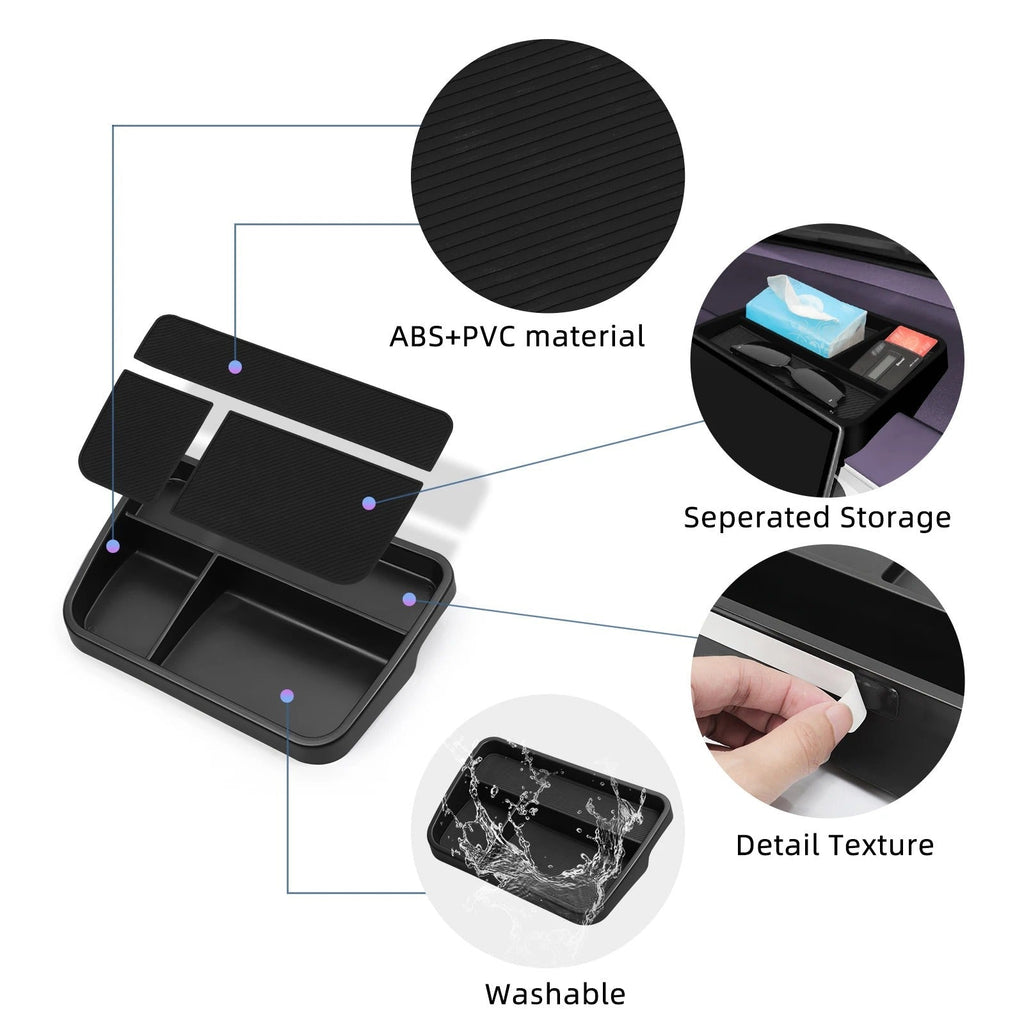 Leapmotor B10 2025-2026 Central Control Screen Rear Storage Box | ABS Tray Organizer