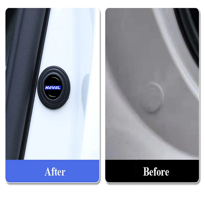 10Pc Silicone Car Door Anti-Collision Gasket | Shock Absorber Sticker for Haval F7 Dargo Jolion H2 H5 H6 H7 H9 HS