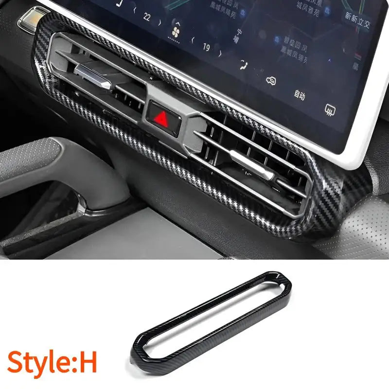 For Chery Jetour T2 ABS Grain Gear Shift Knob Decorator Cover CHERY5