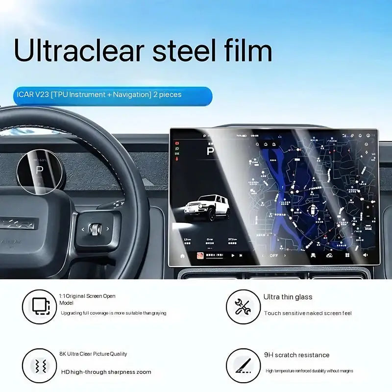 Chery ICAR V23  Tempered Glass Screen Protector