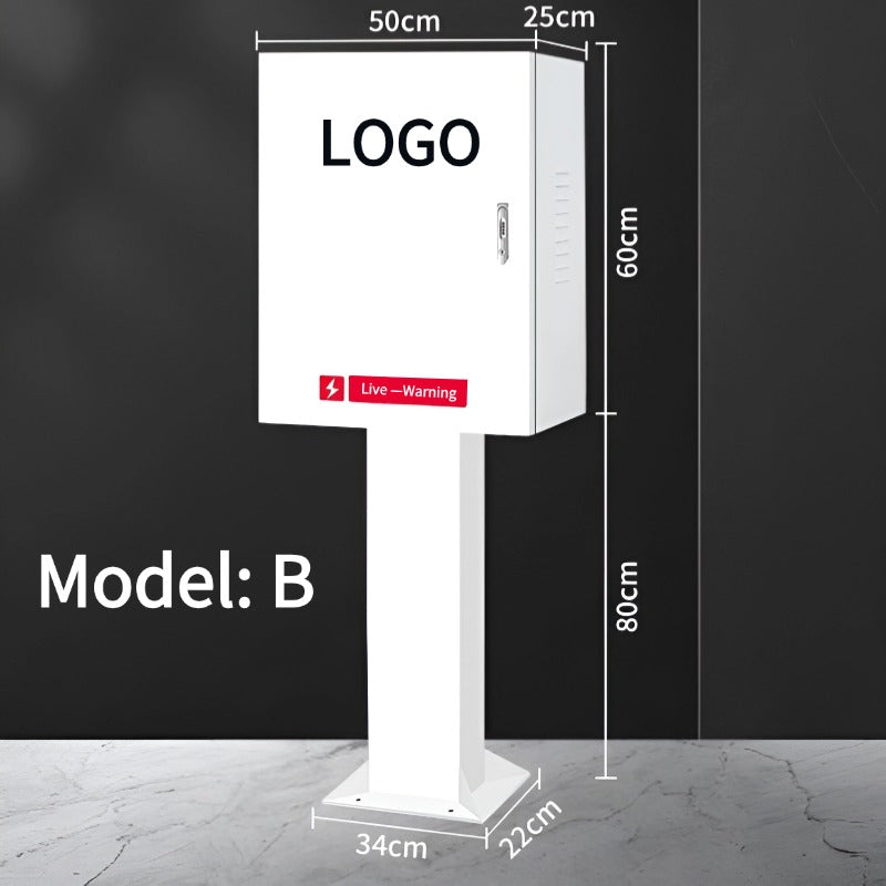 Caixa de proteção para posto de carregamento de VE