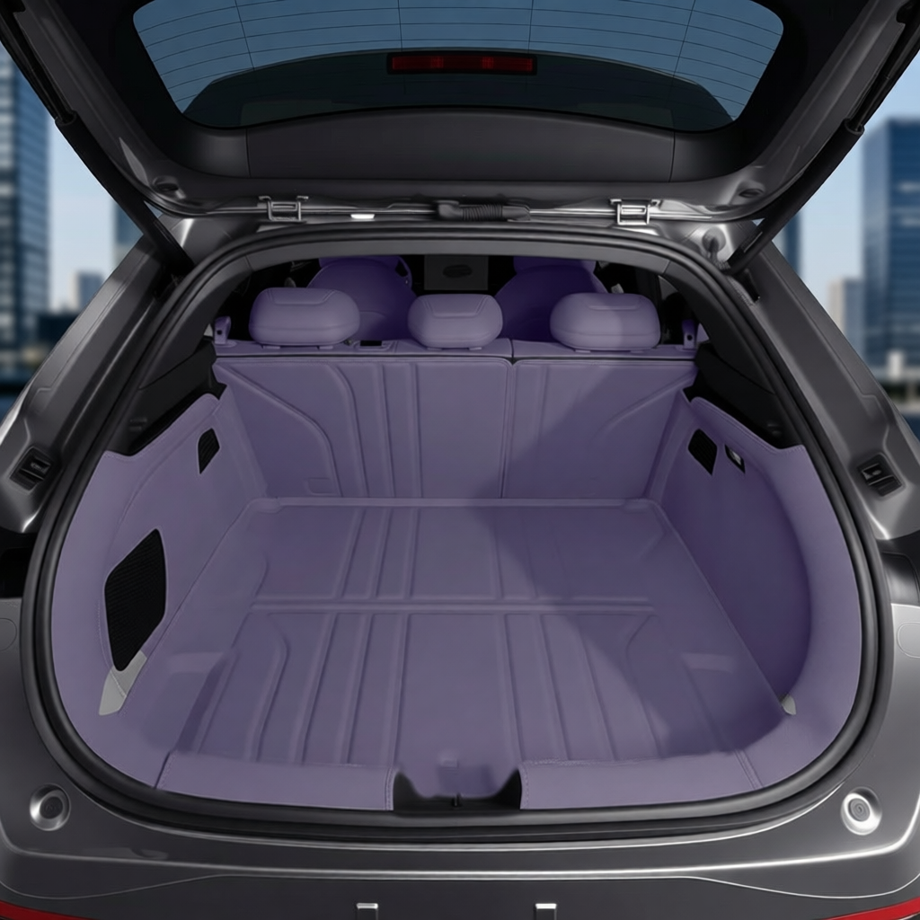 3D Full-Coverage Trunk Mat for 2024-2027 Deepal S05 L06 S07 | Nappa Leather Cargo Liner