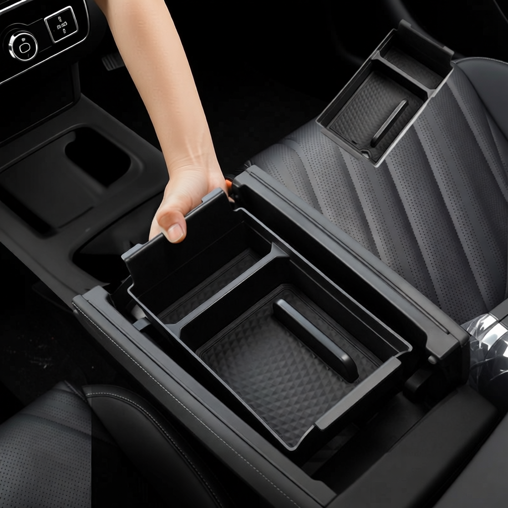 Custom Center Console Armrest Storage Box for Deepal L07 Interior Organizer