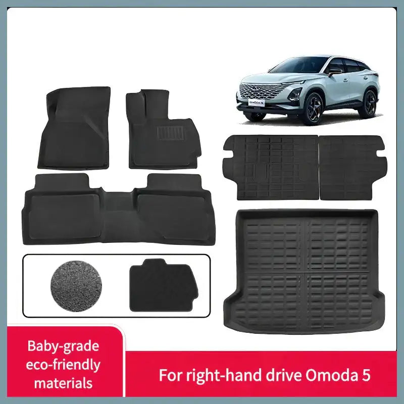 Right-hand drive car foot mats for Chery Omoda 5 CHERY1