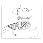 Mirrors Cover for MG HS MG1