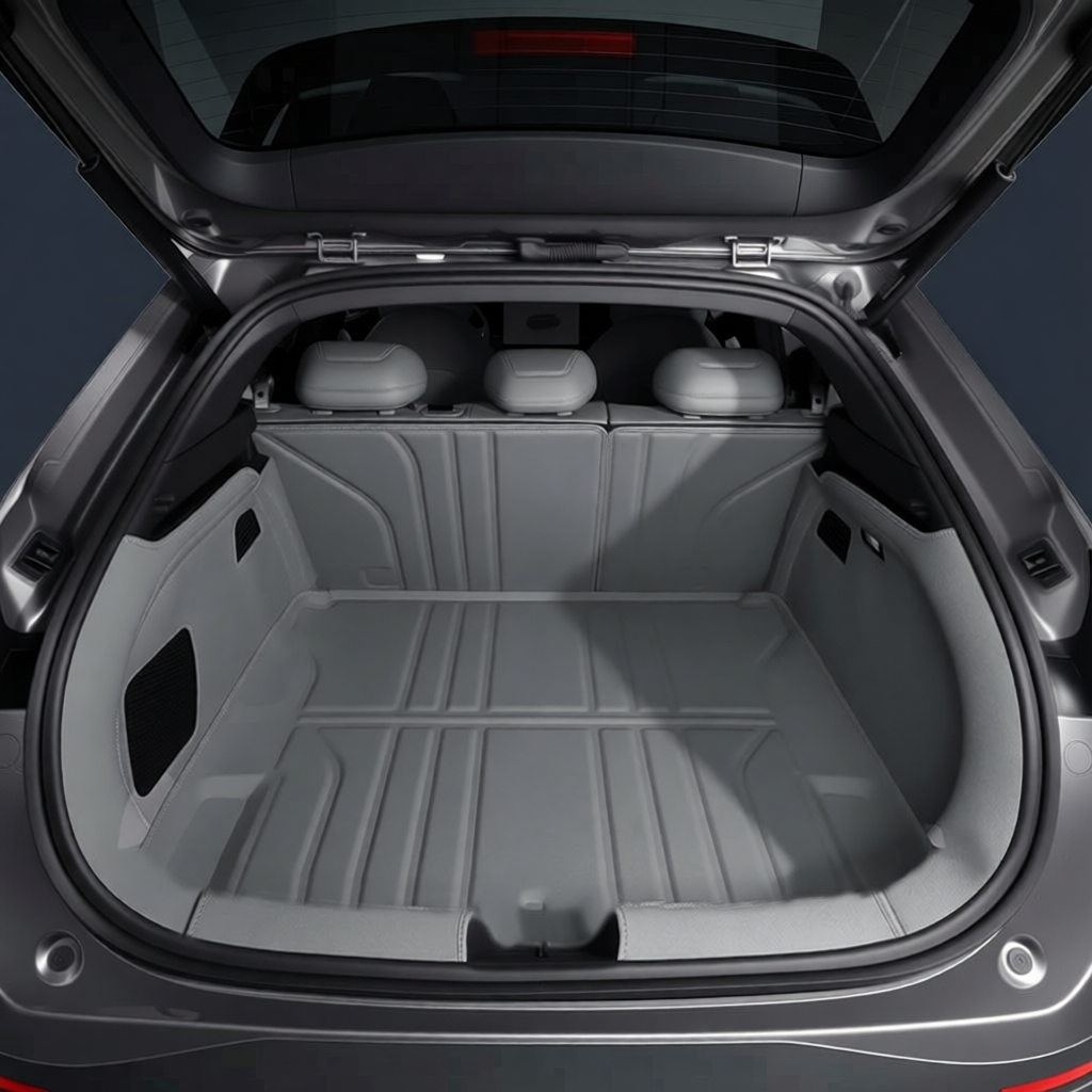3D Full-Coverage Trunk Mat for 2024-2027 Deepal S05 L06 S07 | Nappa Leather Cargo Liner