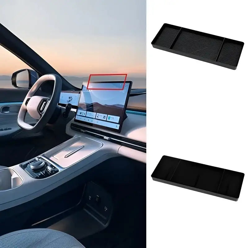 Center Console Organizer Tray and Behind Screen Storage Box for MG S5 MG5