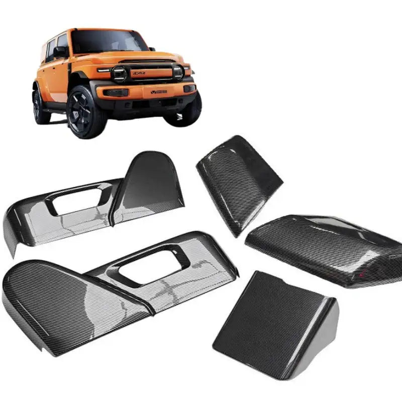 Kit de Protección de Fibra de Carbono Interior y Exterior para Chery iCAR V23