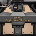 Alfombrilla TPE para pies para Chery JAECOO J6 (iCAR 03)