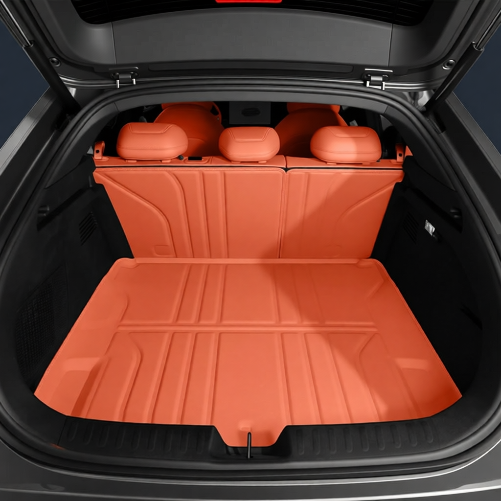 3D Full-Coverage Trunk Mat for 2024-2027 Deepal S05 L06 S07 | Nappa Leather Cargo Liner