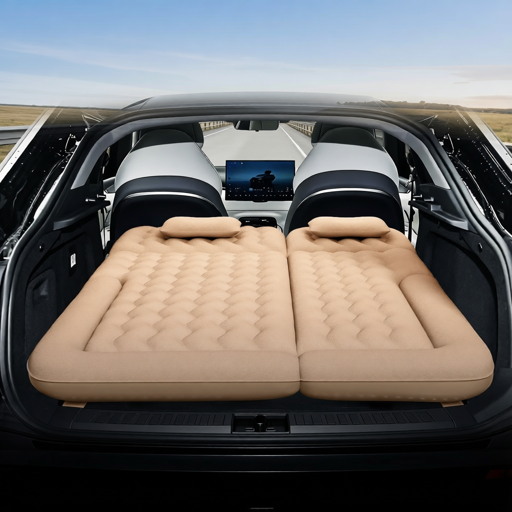 Custom Fit Inflatable Car Mattress for Deepal L07 SUV | Rear Seat and Trunk Sleeping Pad for Camping and Road Trips