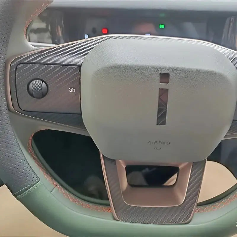 Carbon fiber steering wheel patch for Chery JAECOO J6£¨iCAR 03£©