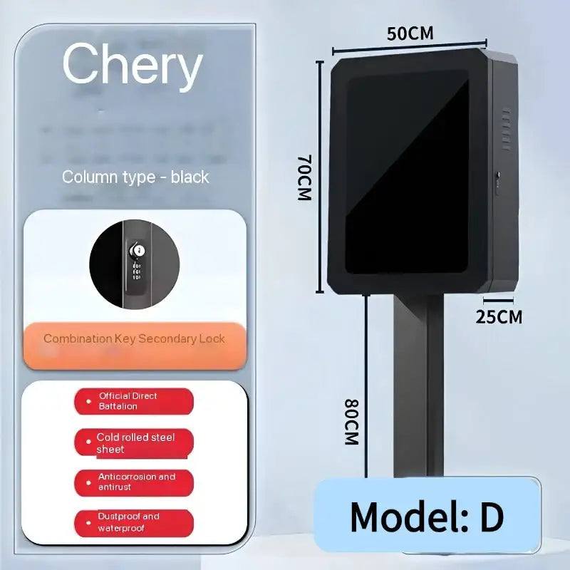 Charging post protection box for EV CHERY8