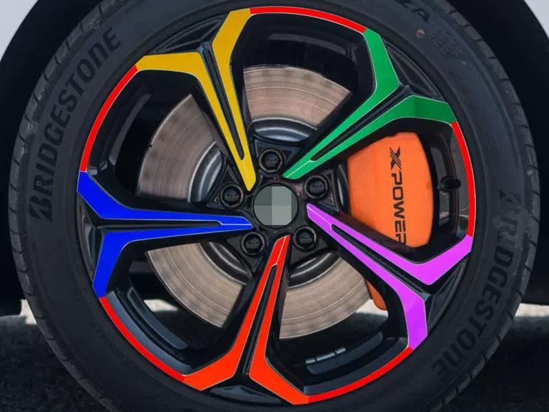 Autocollant de moyeu de roue